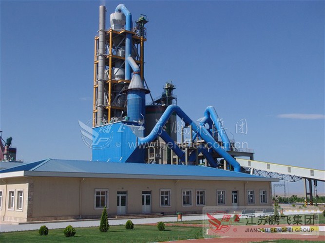 1200td rotary kiln cement production line