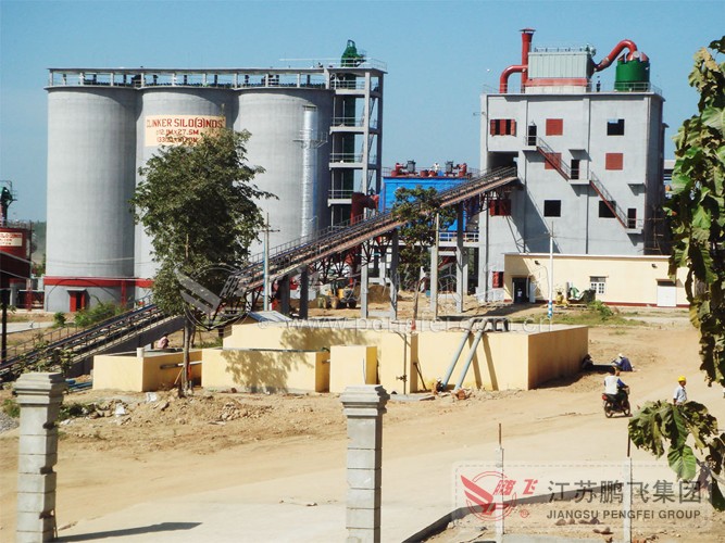 Annual output of 600,000 tons of cement grinding station