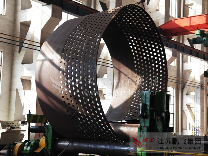 Large rolled steel plate machine
